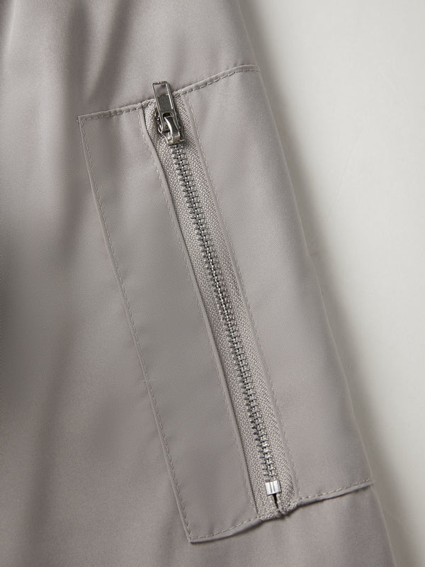 Reversible Oversize Fleece Hooded Jacket