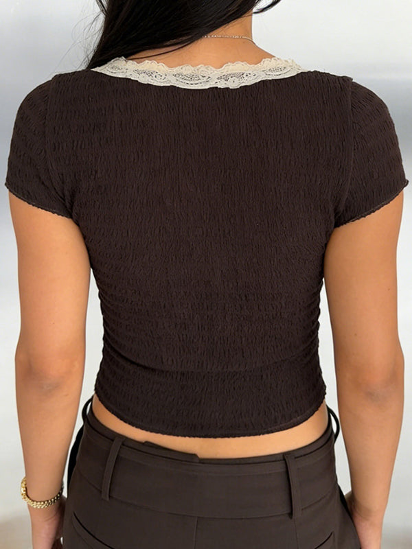 American Retro Style Short Sleeve