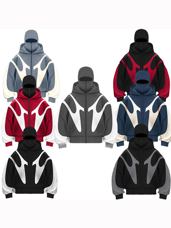 Men's Street Color Oversized Hoodie