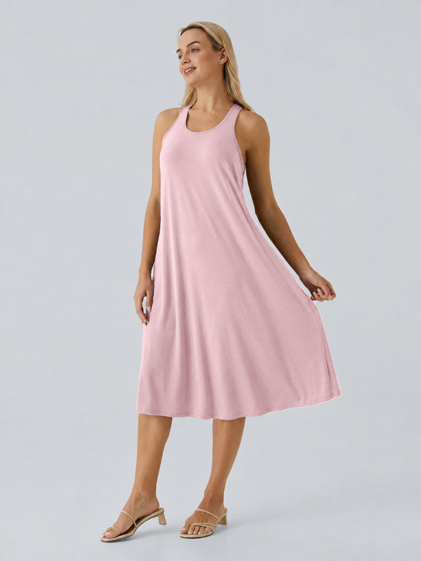 Loose Camisole Dress with Built-in Bra