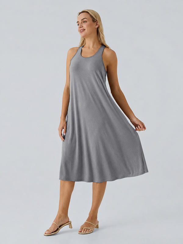 Loose Camisole Dress with Built-in Bra