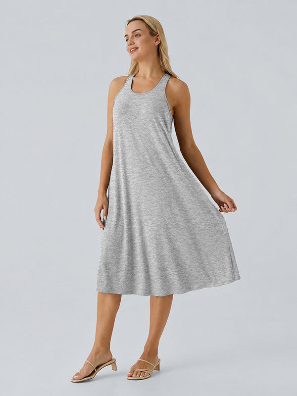 Loose Camisole Dress with Built-in Bra