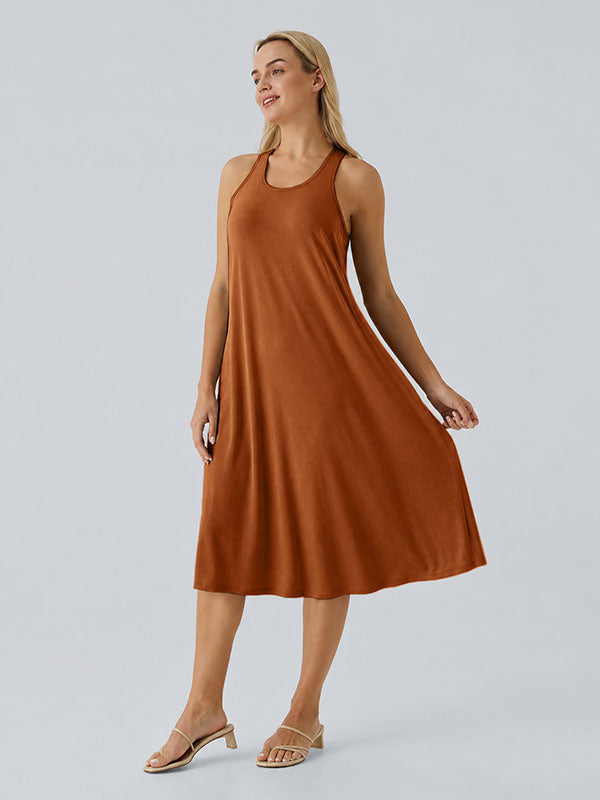 Loose Camisole Dress with Built-in Bra