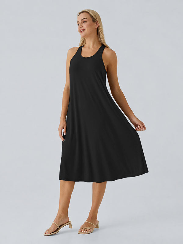 Loose Camisole Dress with Built-in Bra