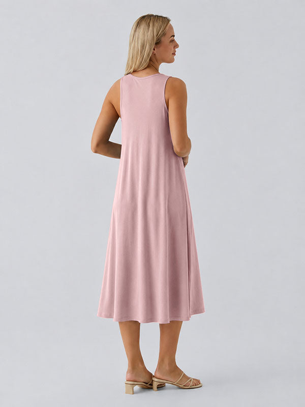 Loose Camisole Dress with Built-in Bra