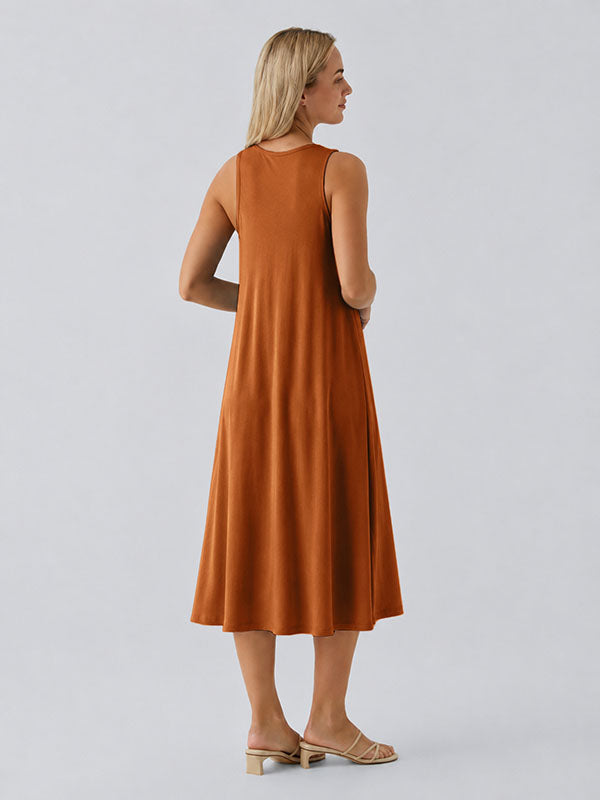 Loose Camisole Dress with Built-in Bra