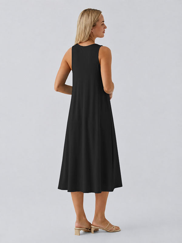Loose Camisole Dress with Built-in Bra