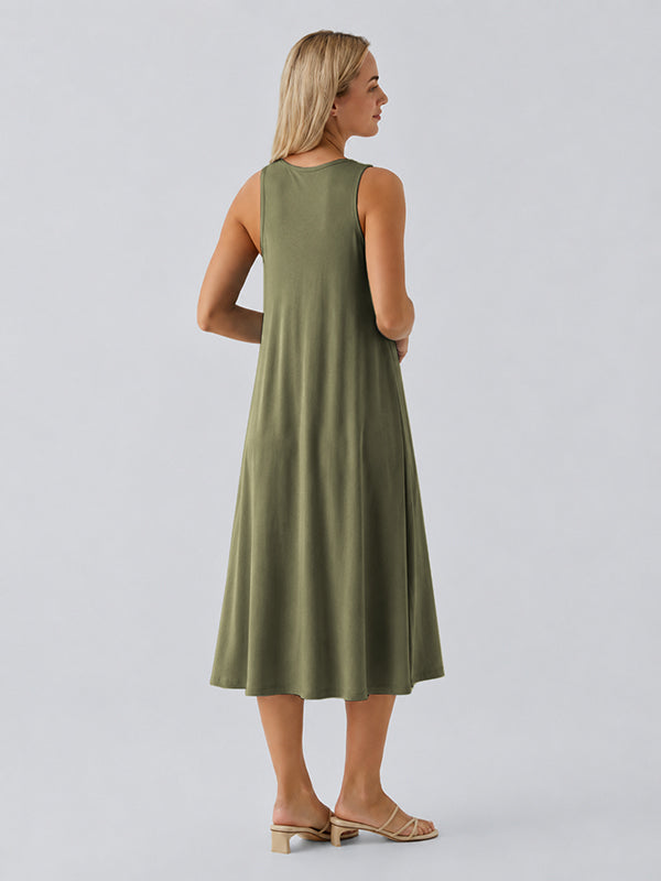 Loose Camisole Dress with Built-in Bra