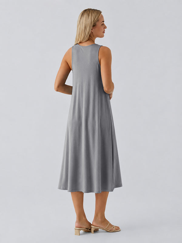 Loose Camisole Dress with Built-in Bra