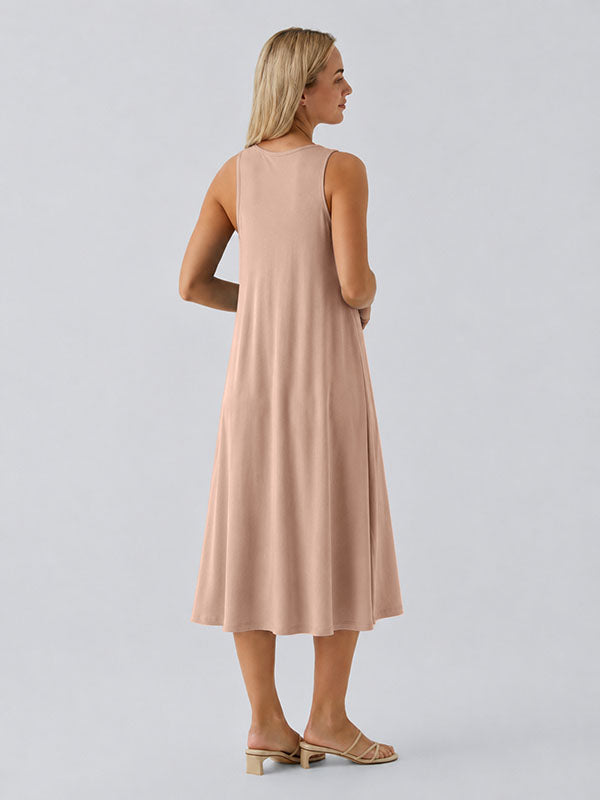 Loose Camisole Dress with Built-in Bra
