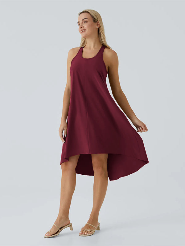Racerback Side Pocket Quick Dry Casual Dress
