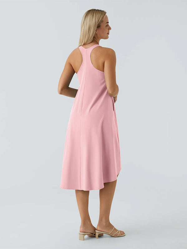 Racerback Side Pocket Quick Dry Casual Dress