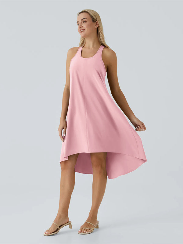 Racerback Side Pocket Quick Dry Casual Dress