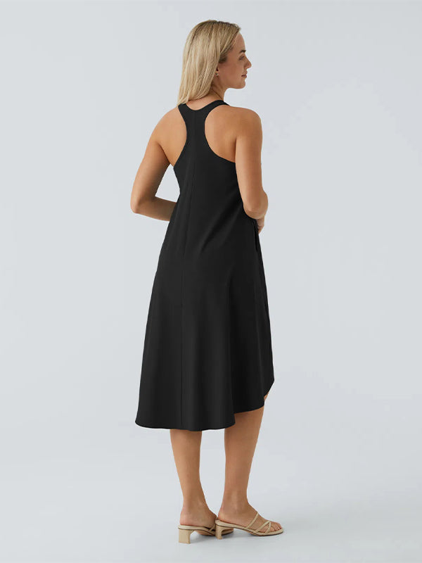 Racerback Side Pocket Quick Dry Casual Dress