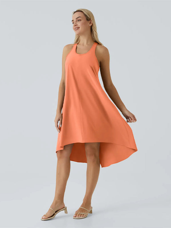 Racerback Side Pocket Quick Dry Casual Dress