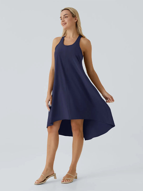Racerback Side Pocket Quick Dry Casual Dress