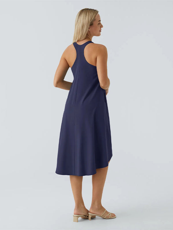 Racerback Side Pocket Quick Dry Casual Dress