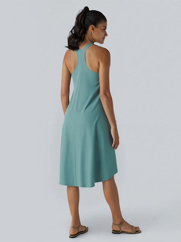 Racerback Side Pocket Quick Dry Casual Dress