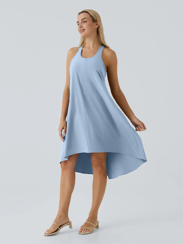Racerback Side Pocket Quick Dry Casual Dress