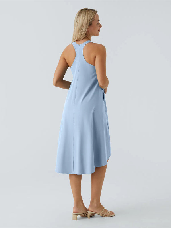 Racerback Side Pocket Quick Dry Casual Dress