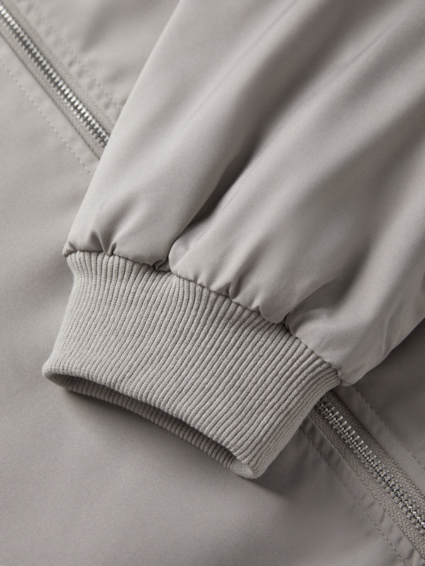 Reversible Oversize Fleece Hooded Jacket