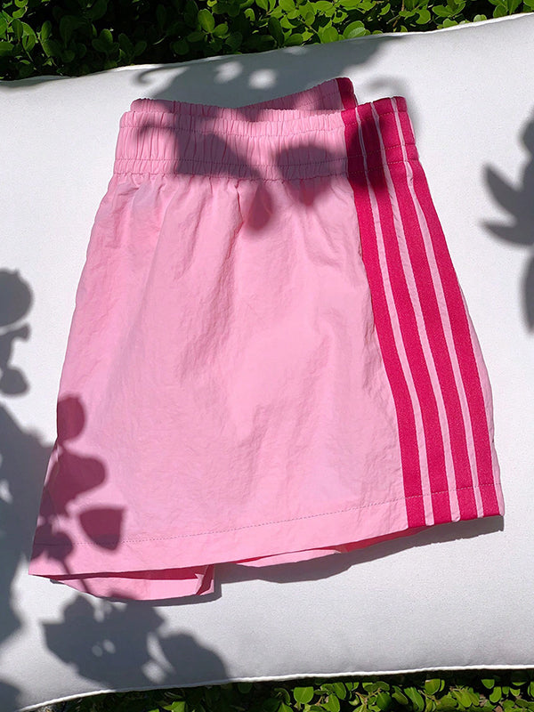 Retro Four-Stripe Shorts