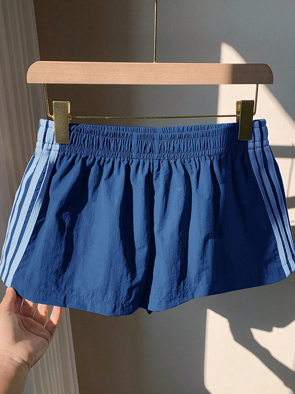 Retro Four-Stripe Shorts