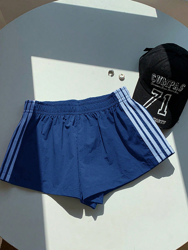 Retro Four-Stripe Shorts