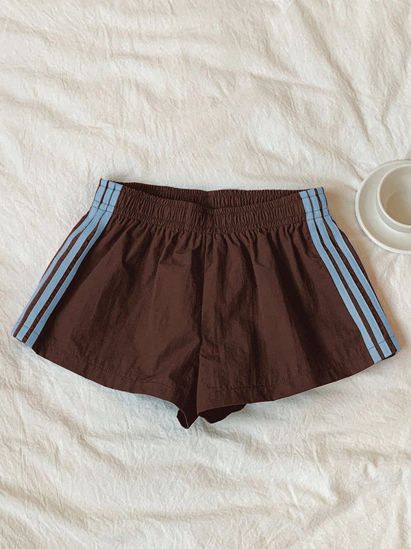 Retro Four-Stripe Shorts