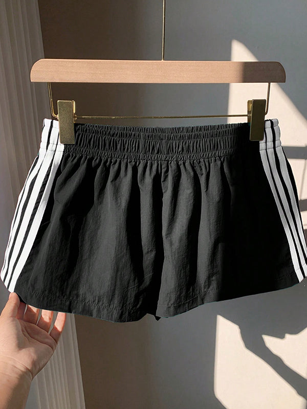 Retro Four-Stripe Shorts