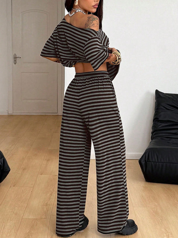 Casual Solid Colours Women'S Set