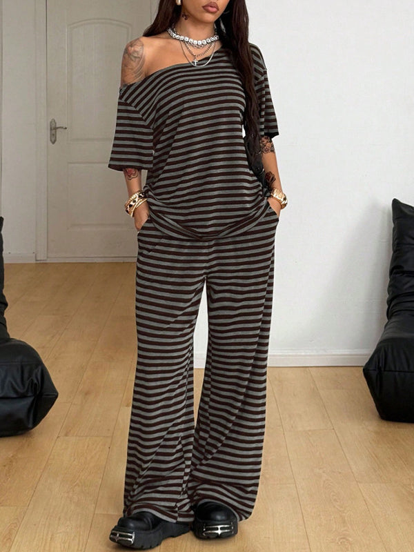 Casual Solid Colours Women'S Set