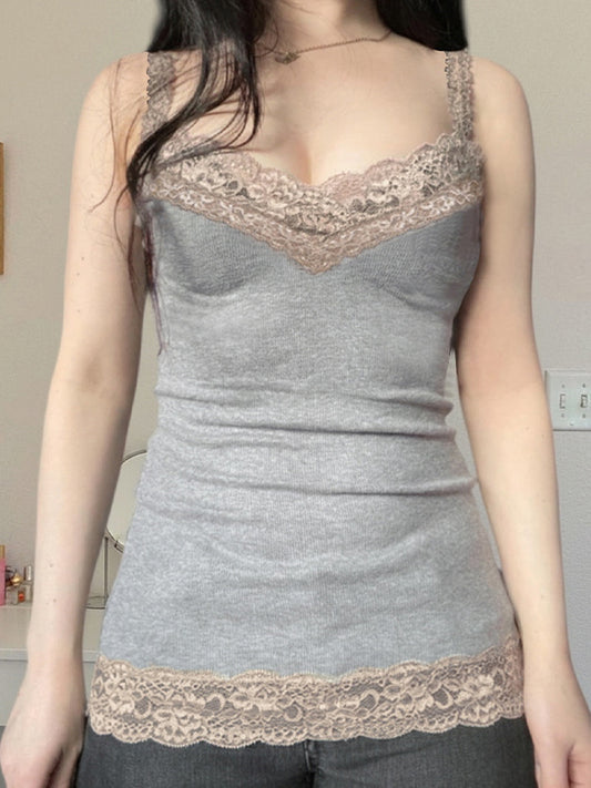 Lace Panels Cami Top