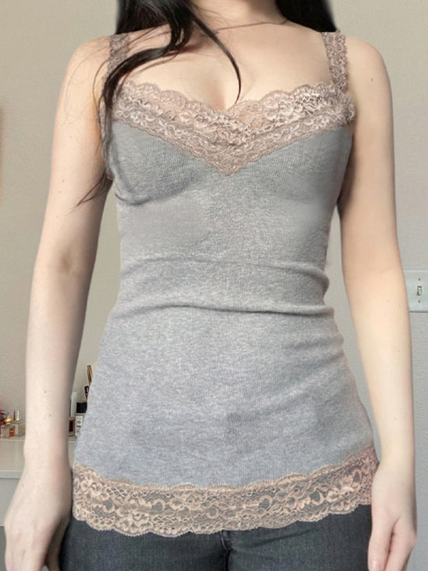 Lace Panels Cami Top