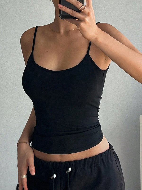 Low-Cut Back Cami Top