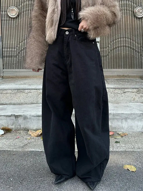 Dark Cross Boyfriend Jeans