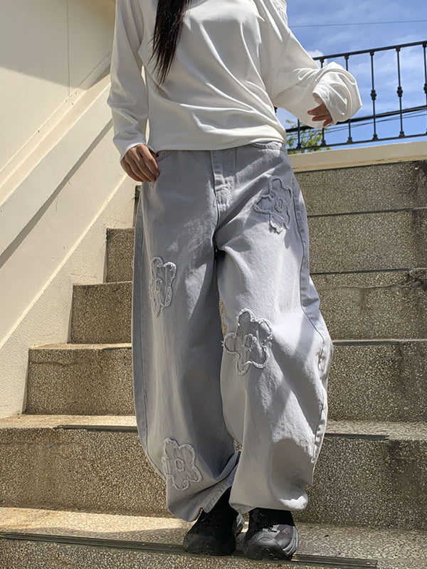 Vintage Frayed Edges Boyfriend Jeans