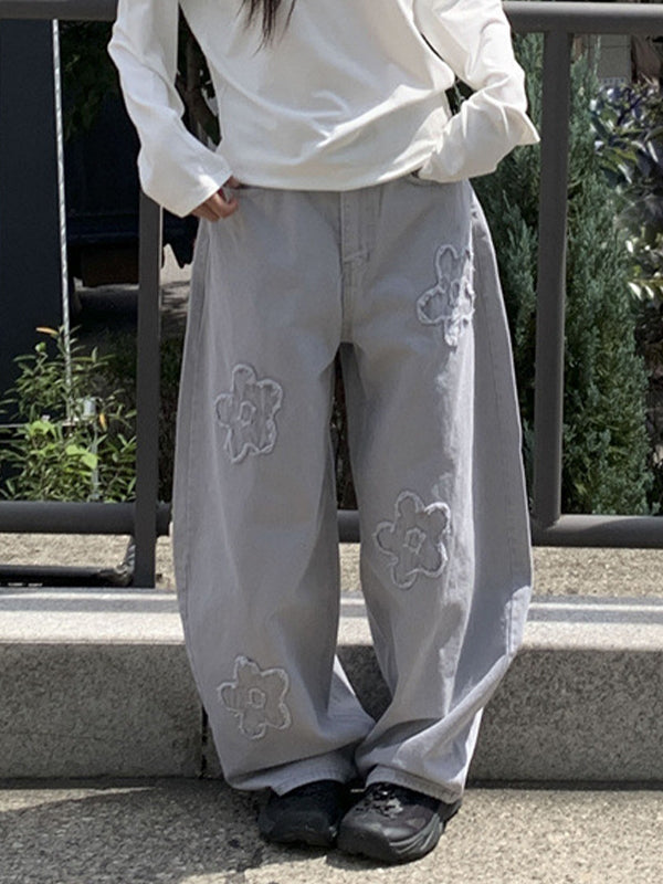 Vintage Frayed Edges Boyfriend Jeans