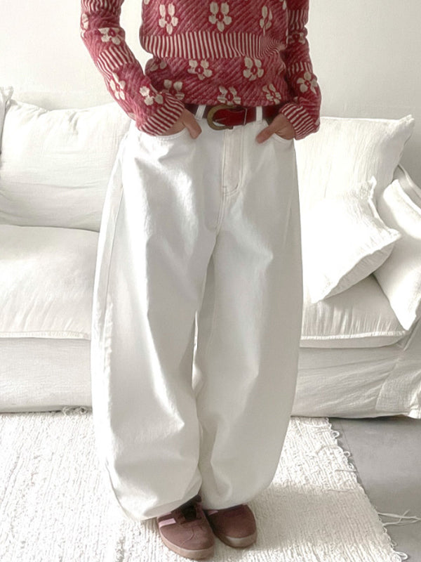 Pocket Bow Boyfriend Jeans