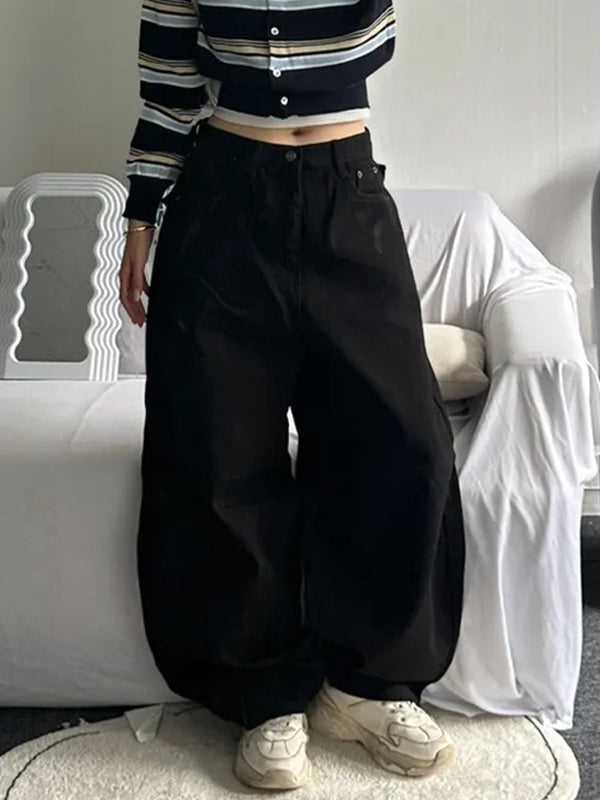 Casual Relaxed Boyfriend Jeans