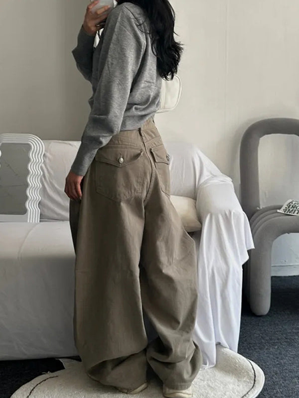 Casual Relaxed Boyfriend Jeans