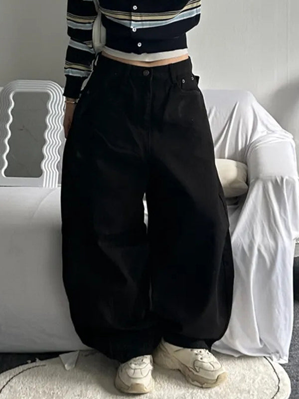 Casual Relaxed Boyfriend Jeans