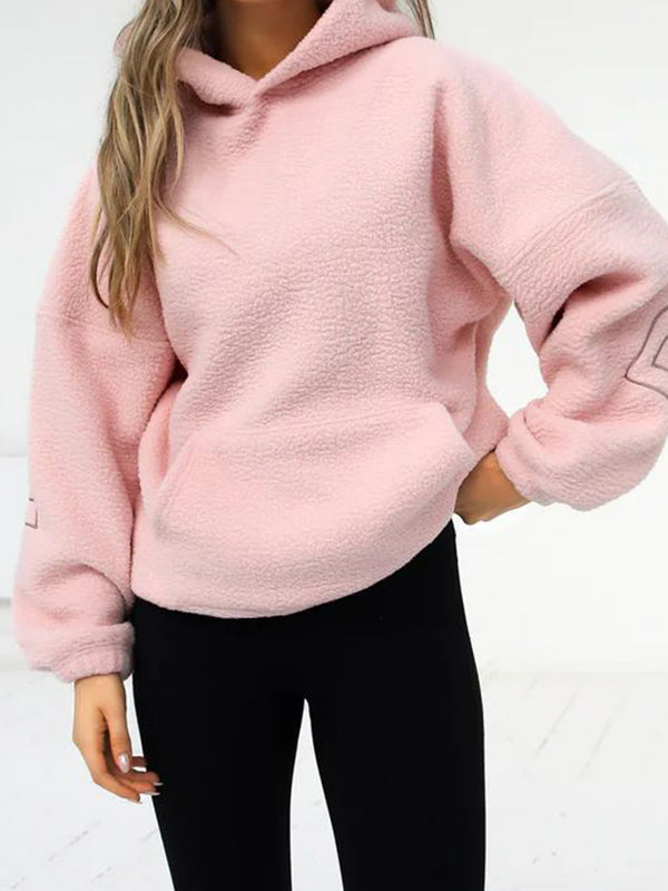 Letter Print Oversized Hoodie