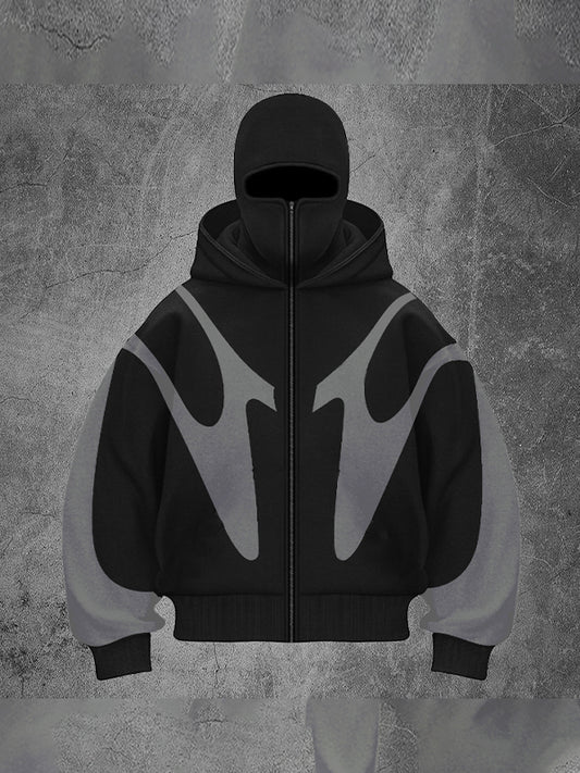 Men's Street Color Oversized Hoodie