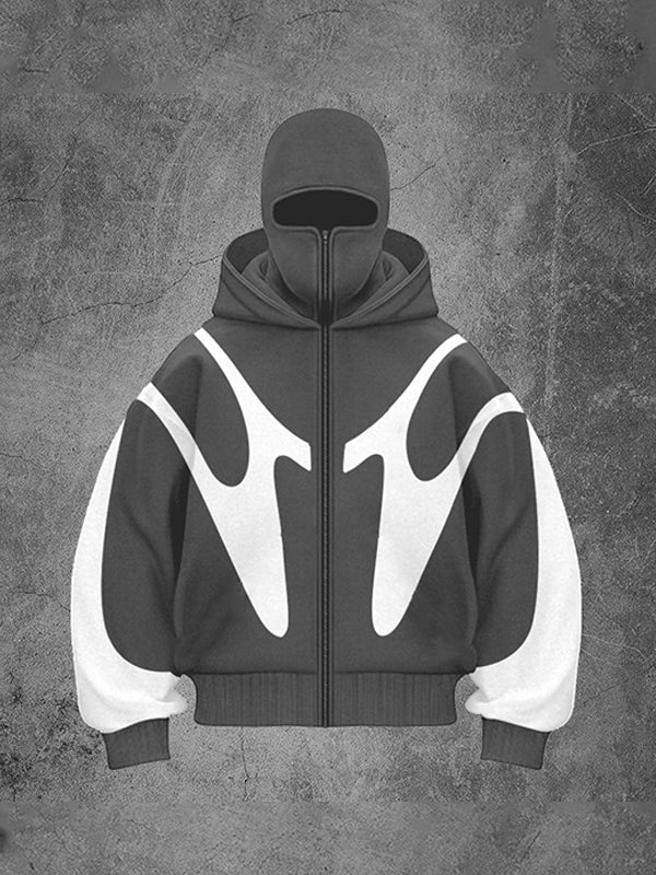 Men's Street Color Oversized Hoodie