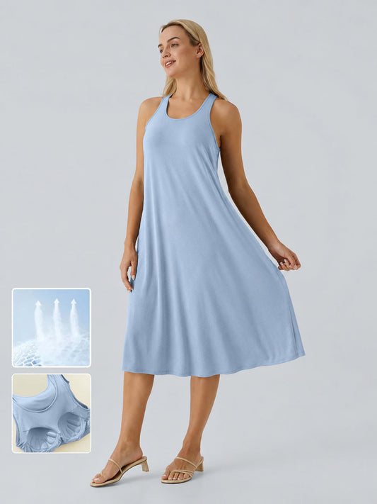 Loose Camisole Dress with Built-in Bra